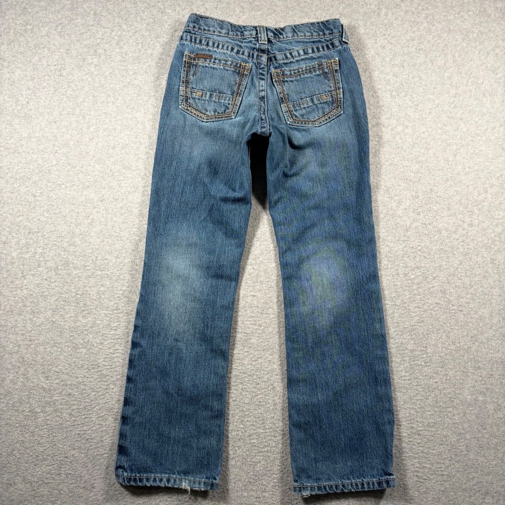 Ariat B4 Relaxed Jeans Kids Size 10 (Fits 25x36) Blue Denim Adjustable Waist